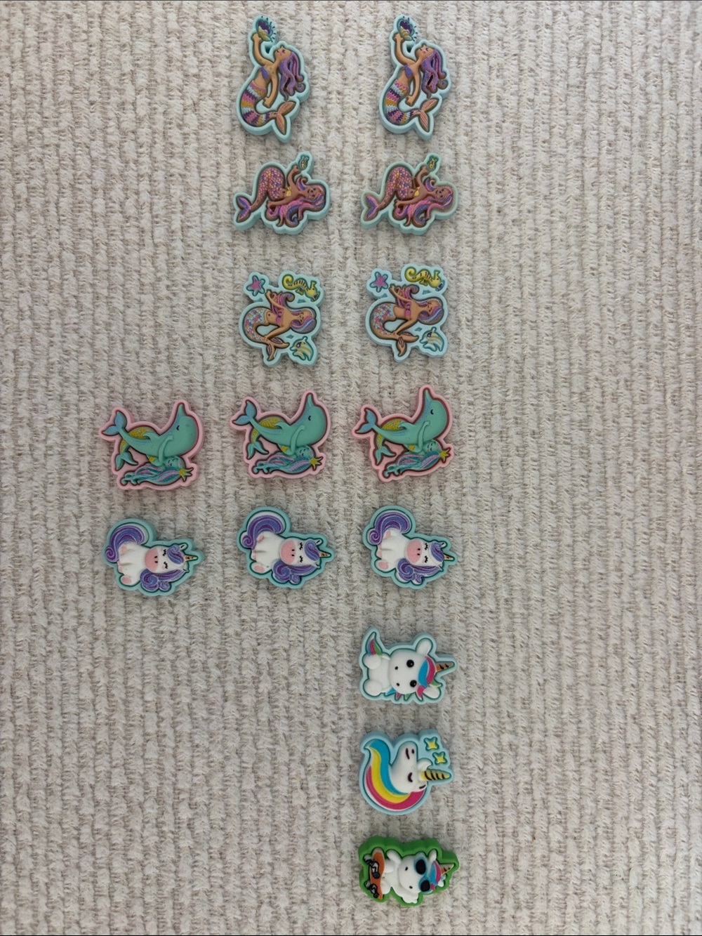 Da bomb Mermaid & Unicorn Charms - Pack of 15